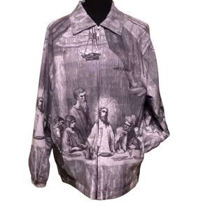 Hellpur “The Last Supper” Men’s Streetwear Windbreaker Jacket/Coat